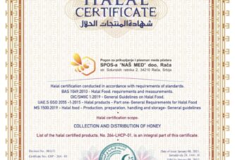 Pogon “Naš med”: Za HAHAL kvalitet I HALAL sertifikat